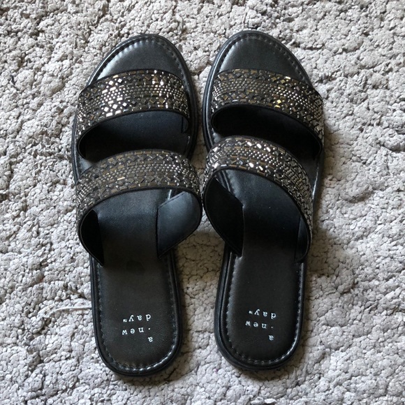 a new day Shoes - Target Kersha Embellished Slide Sandals A New Day